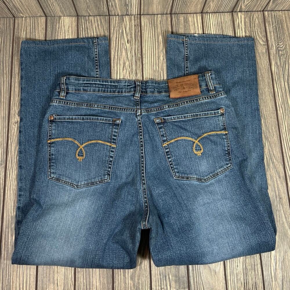 Jack Of Spades Men High Roller Stretch‎ Jeans 33x30 Loose Straight On Trend
